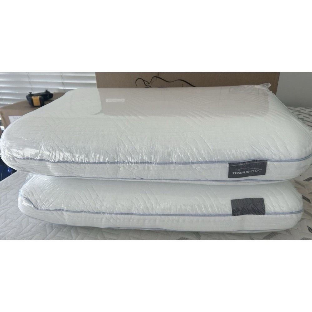 Tempur-Pedic FIRM Cooling Bed Pillow Queen Pack of 2 New